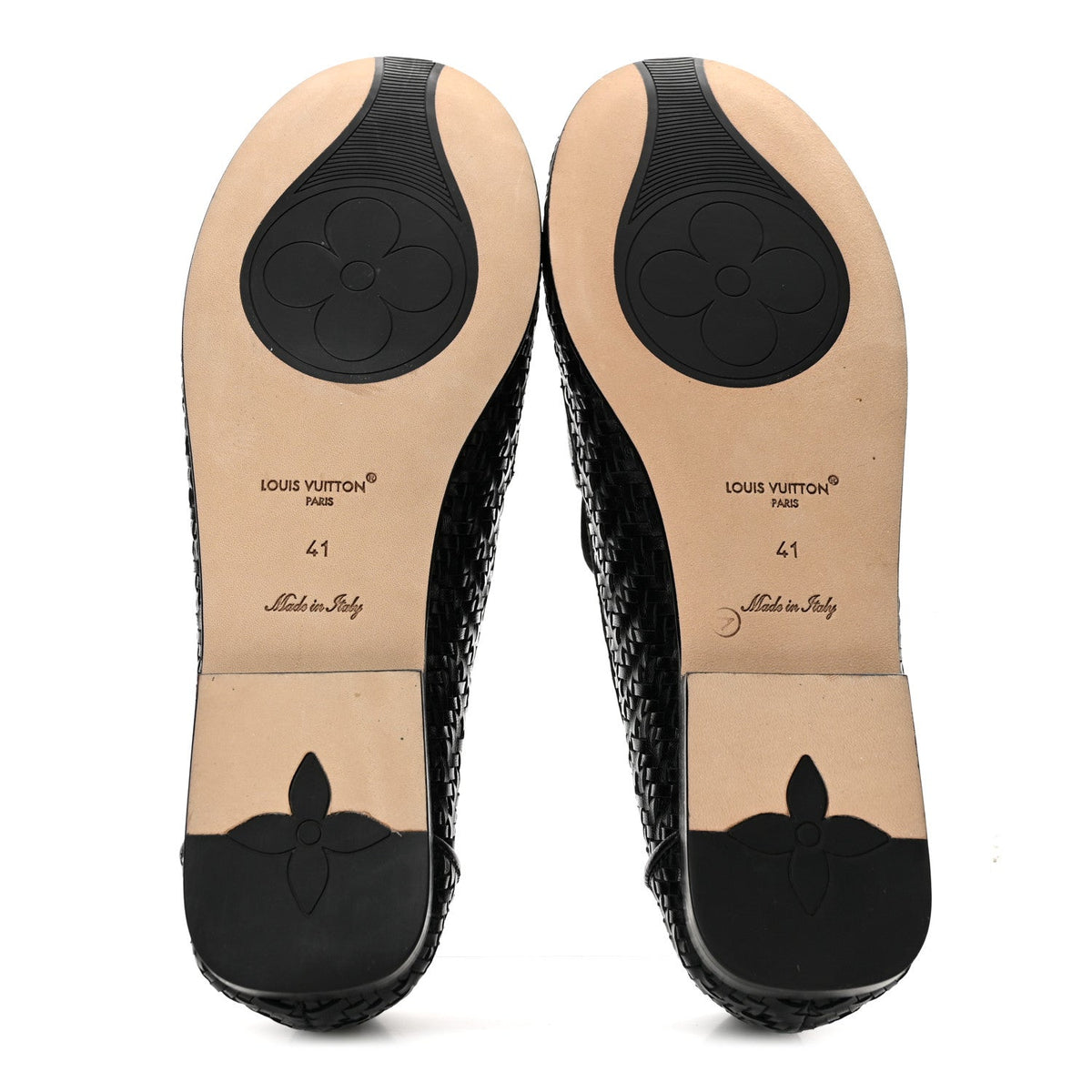 Goatskin Braided Soho Flat Loafer 41 Black