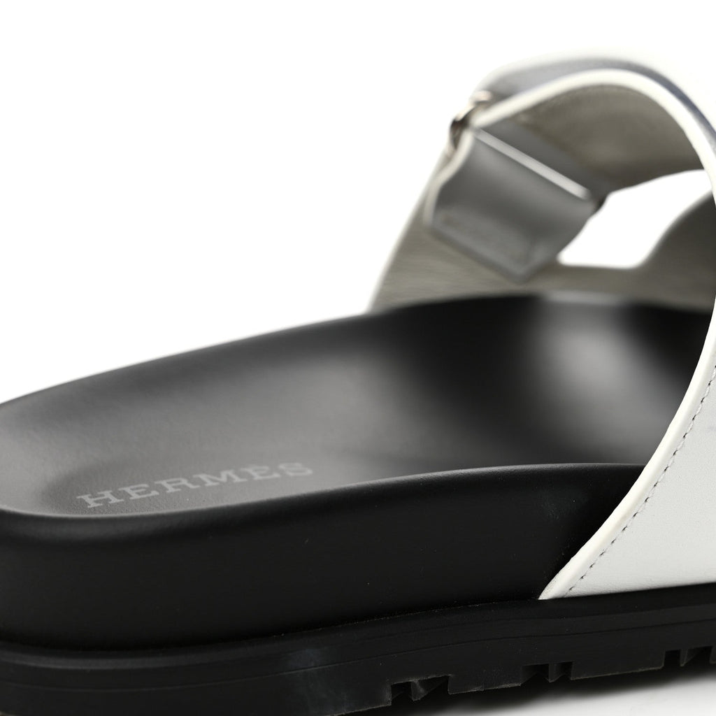 Calfskin Womens Chypre Sandals 39 White