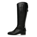 Calfskin Hippique Riding Boots 35 Black