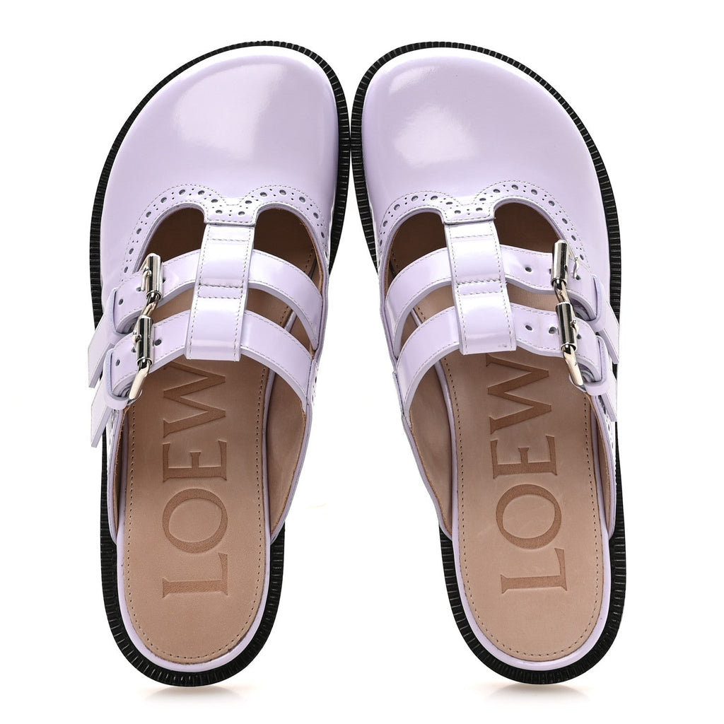 Calfskin Campo Mary Jane Mule 37 Lilac