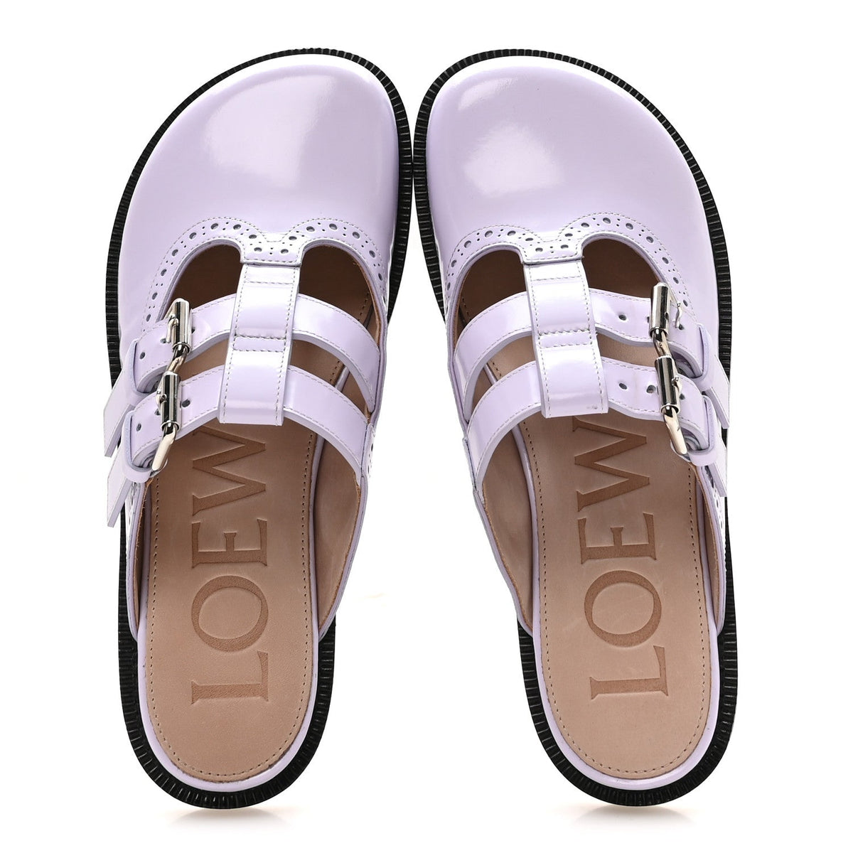Calfskin Campo Mary Jane Mule 37 Lilac