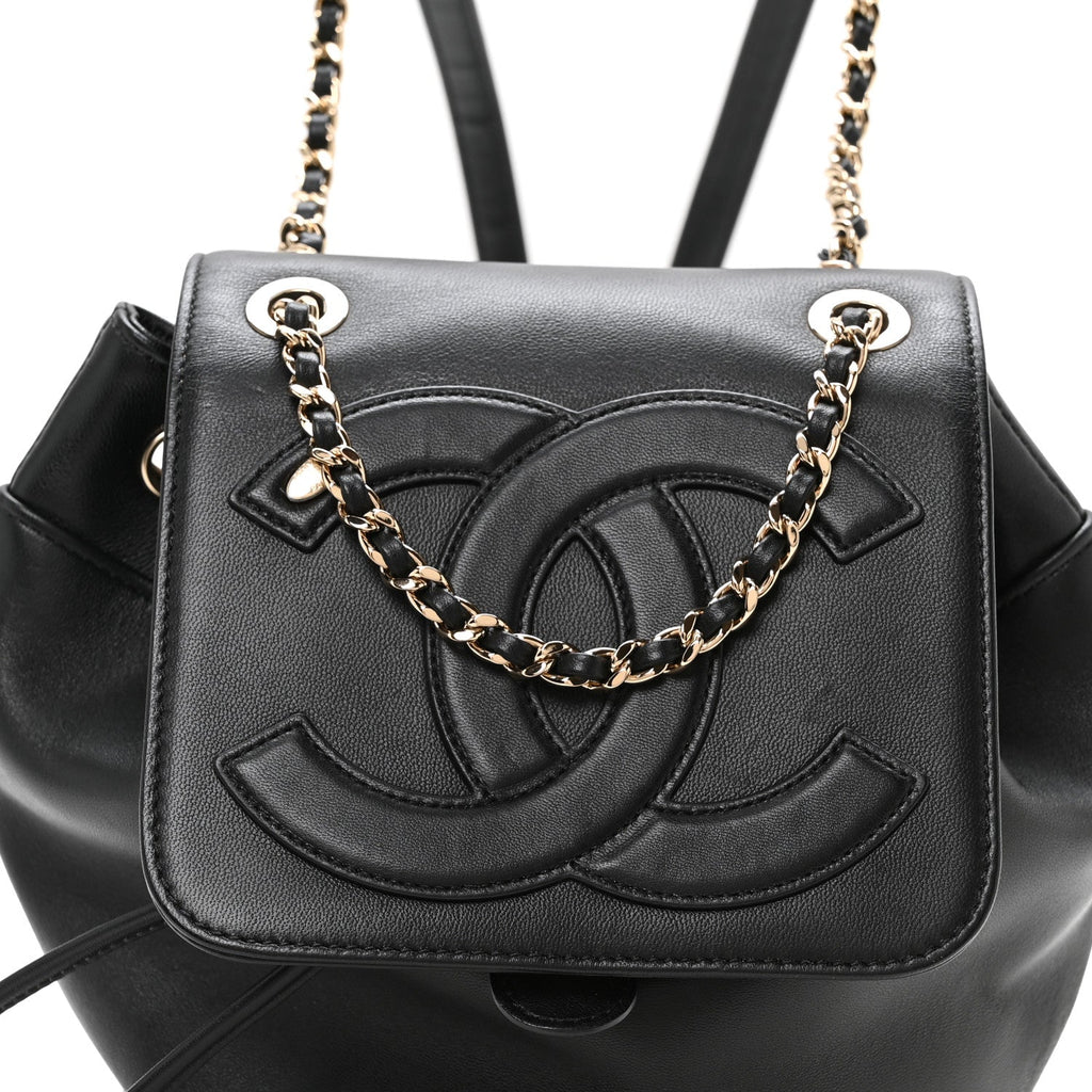 Lambskin CC Mania Backpack Black