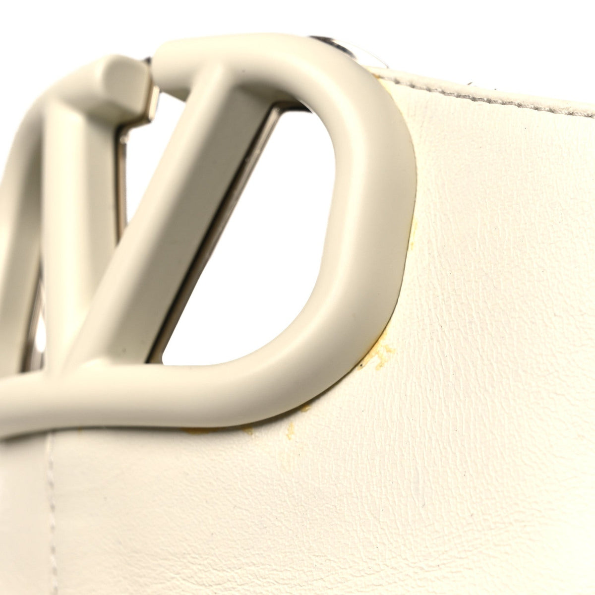 Calfskin Vlogo Knee High 105mm Boots 37 Ivory