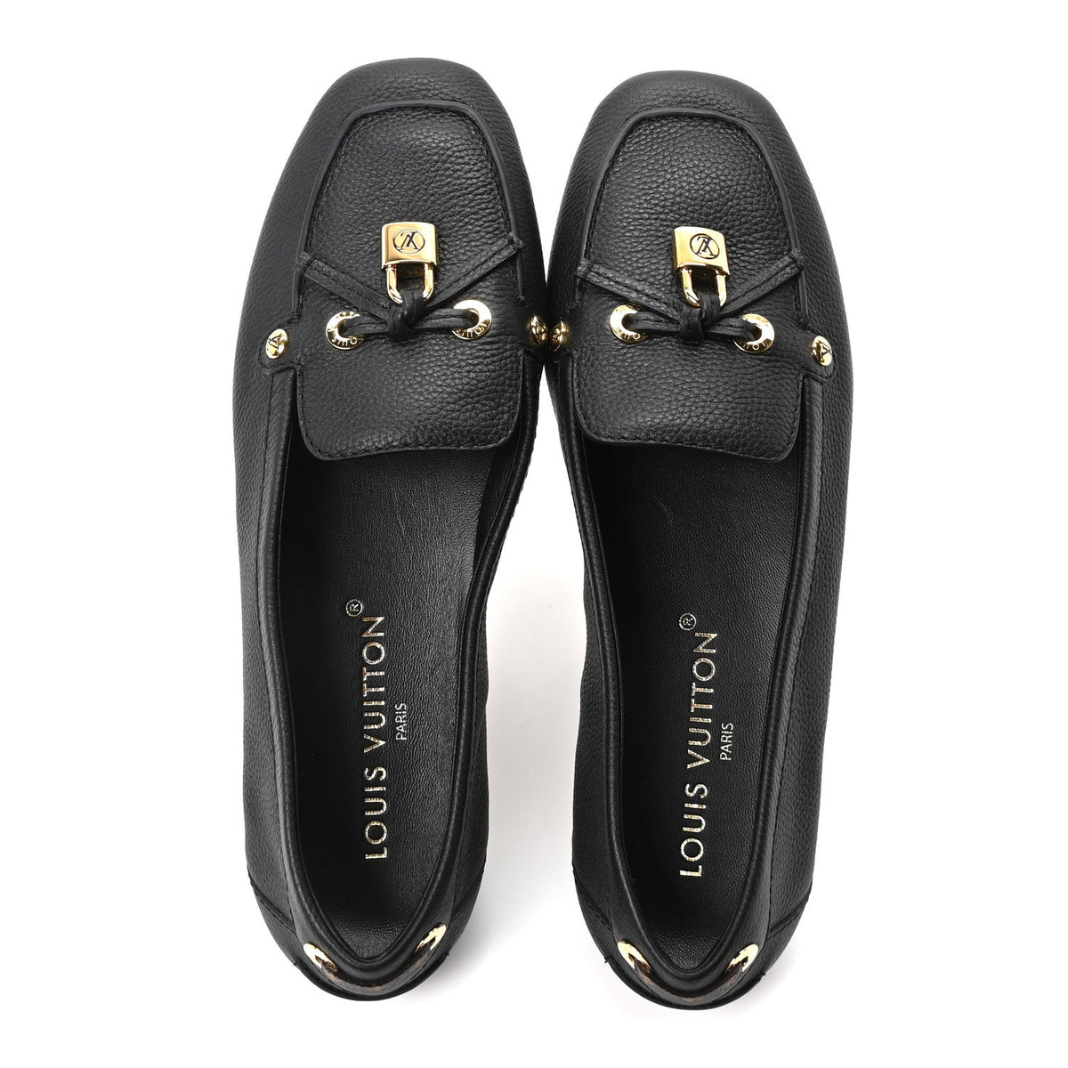 Grained Calfskin Flore Card Shoe 40 Black