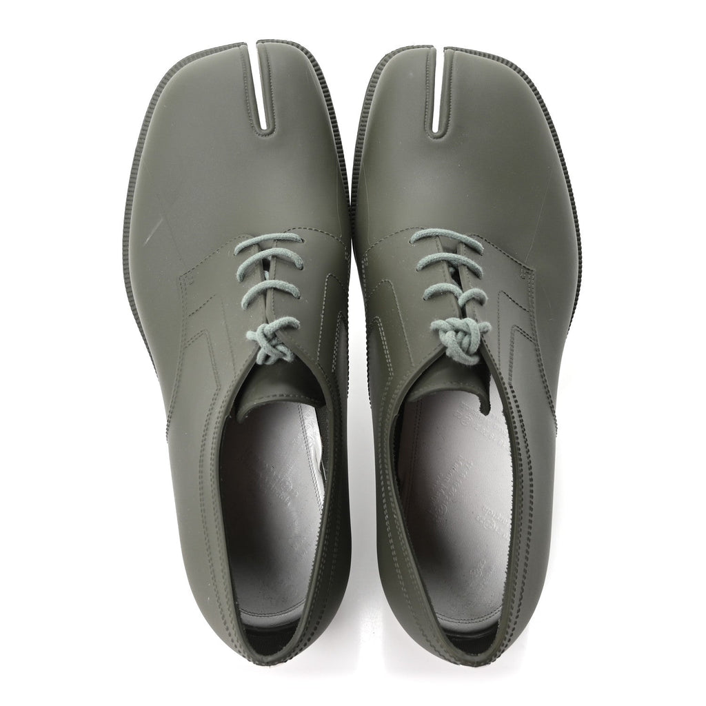 PVC Tabi Lace-Ups Derby 41 Green