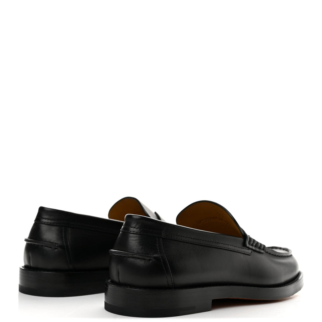 Calfskin Charrette Loafers 40 Black