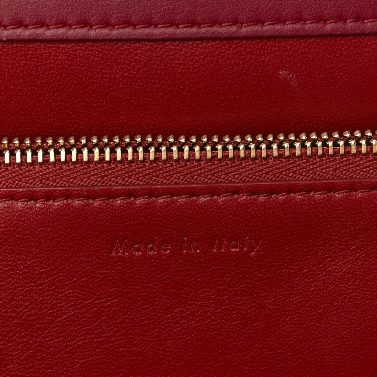Patina Box Calfskin Medium Clasp Bag Scarlet