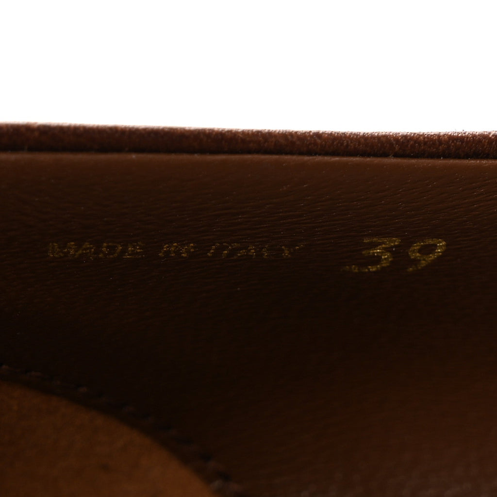 Vitello Old Bow Loafers 39 Cacao