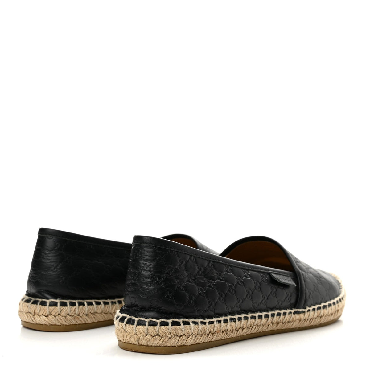 Microguccissima Signature Espadrilles 38 Black