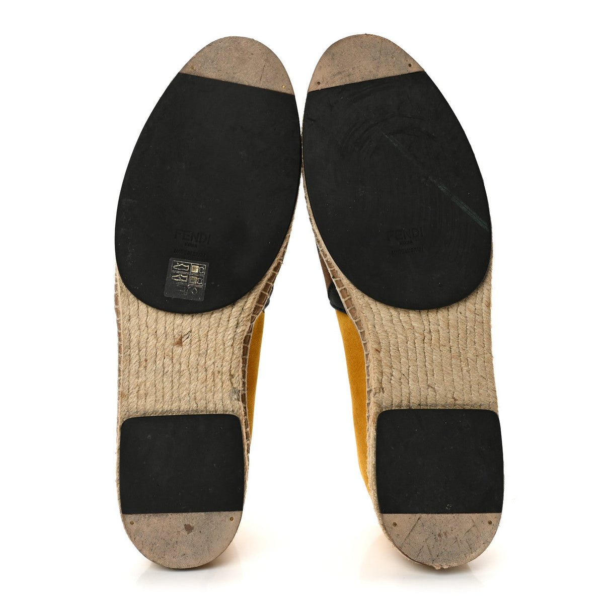 Canvas Suede Zucca FF Pequin Mens Espadrilles 10 Maya Black