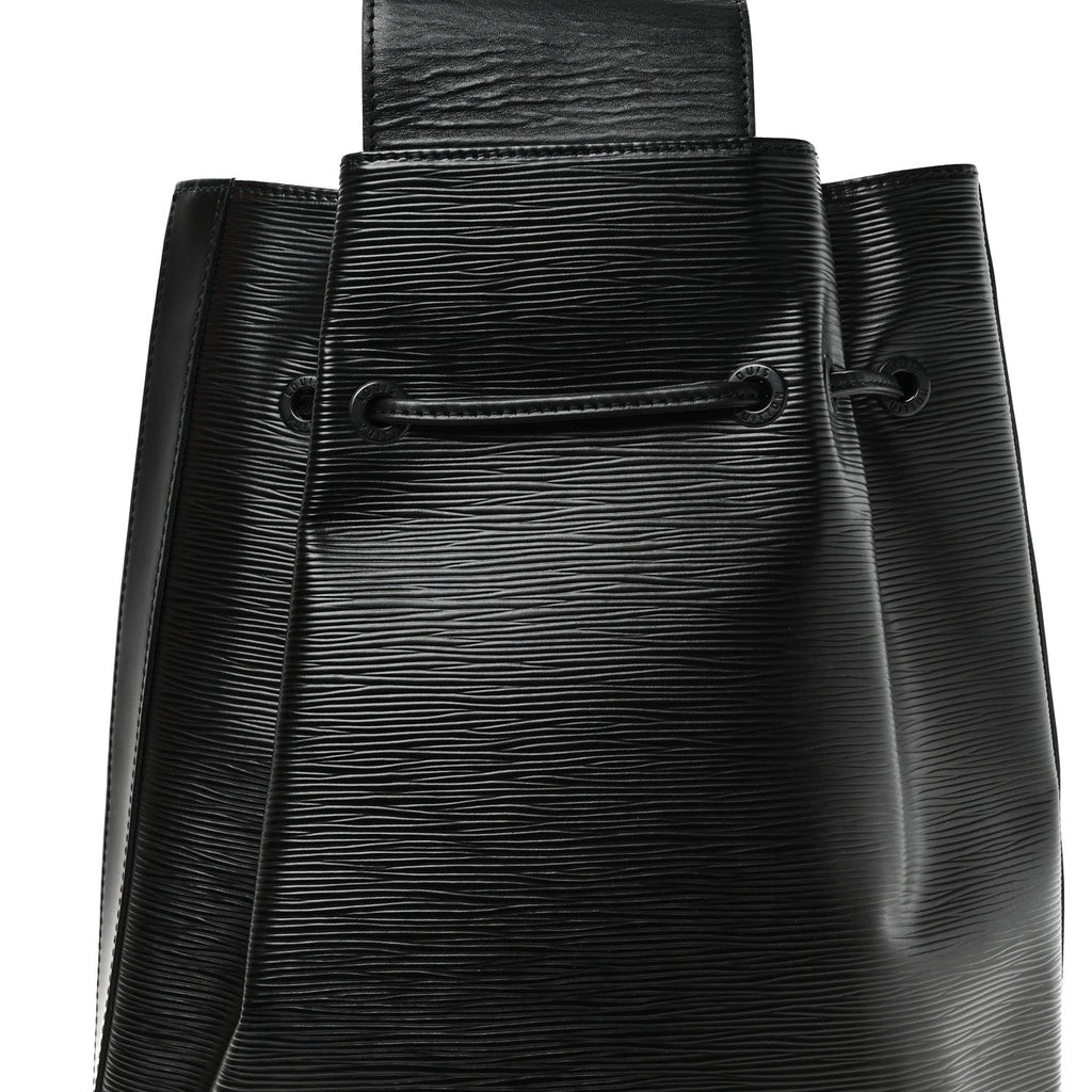 Epi Sac a Dos Drawstring Bag Black