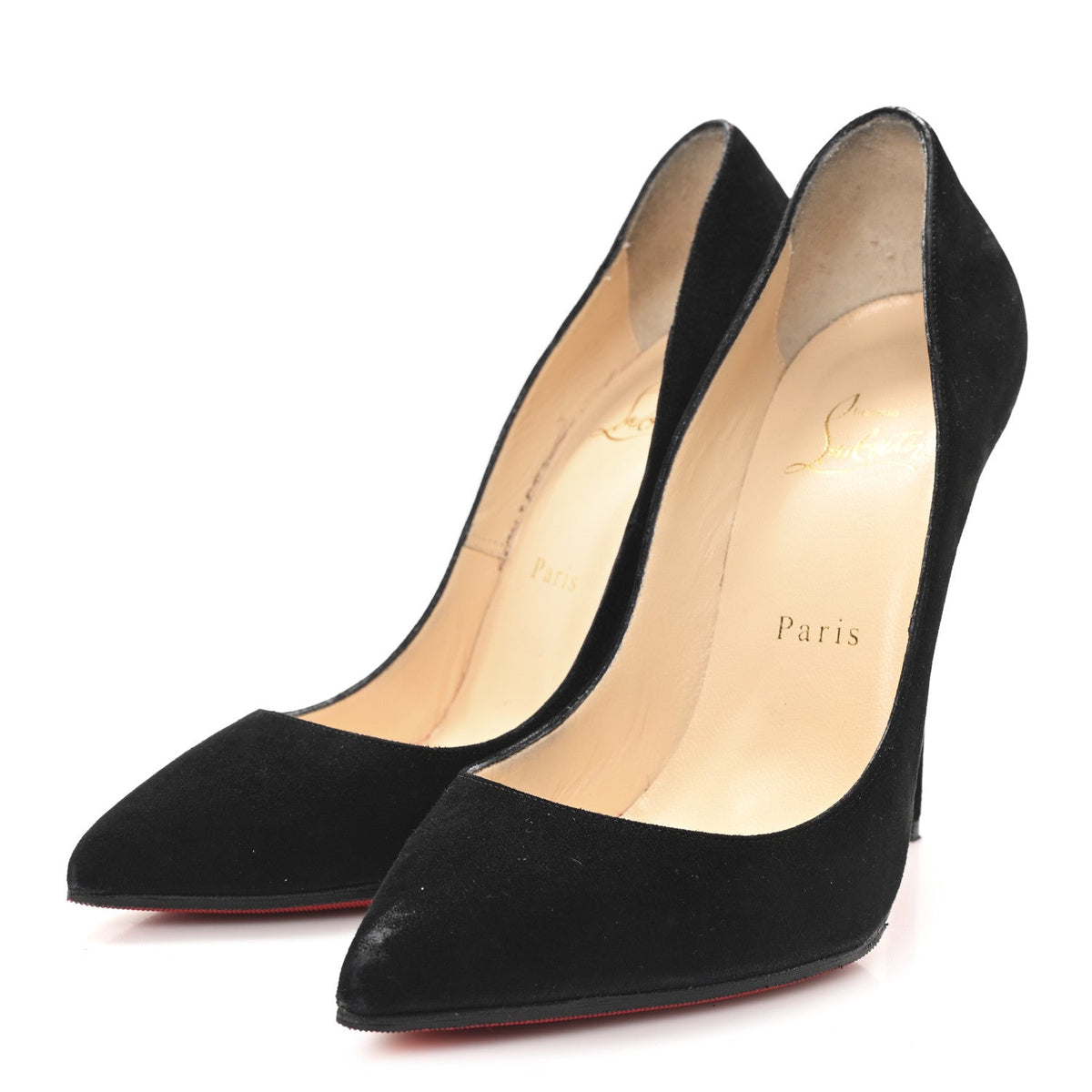 Suede Pigalle Follies 120 Pumps 38 Black