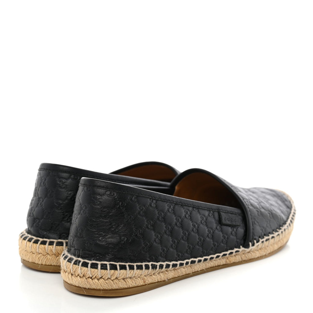 Microguccissima Signature Espadrilles 38.5 Black