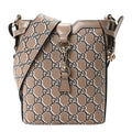 GG Shadow Monogram Mini Bucket Bag Beige Taupe