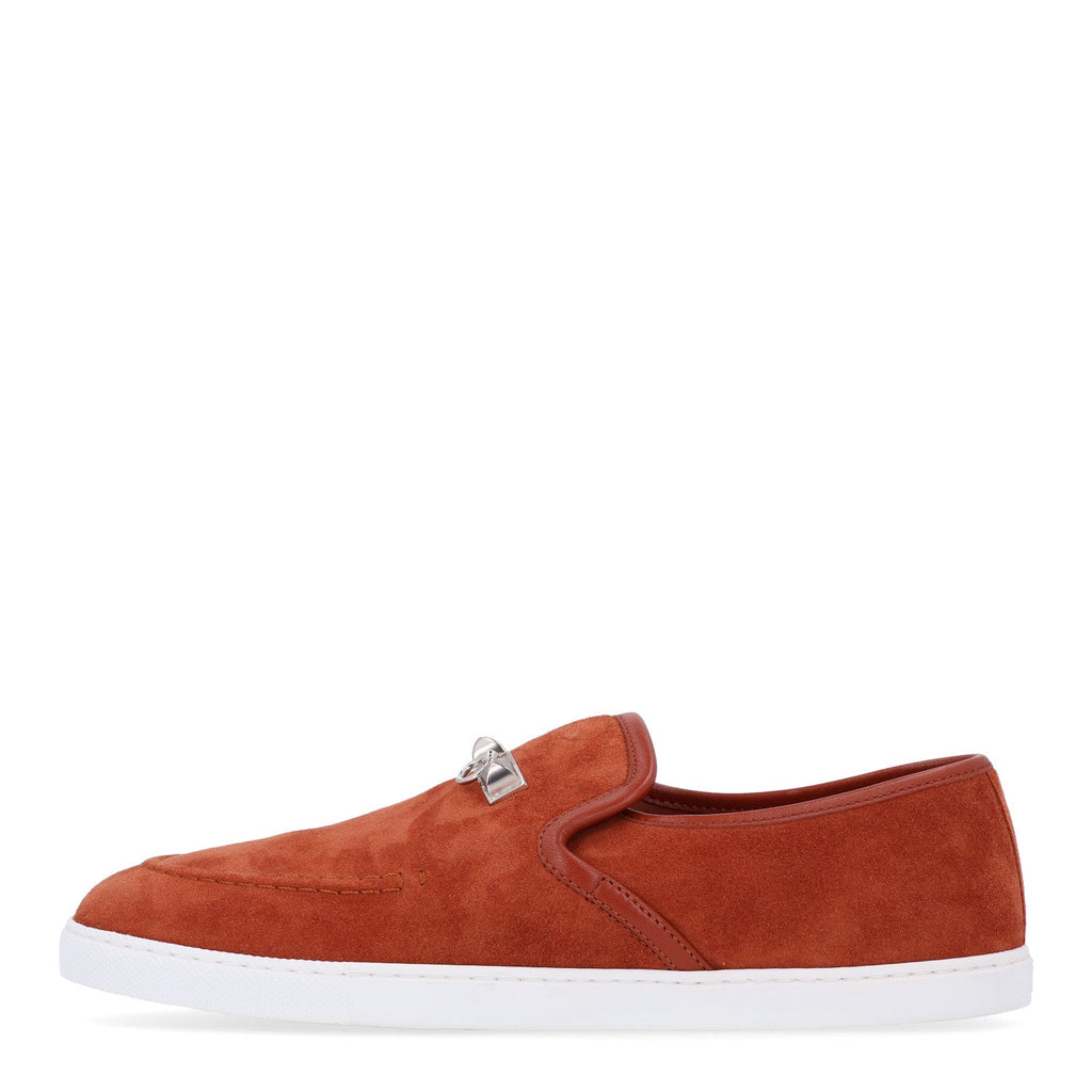 Suede Goatskin Nappa Jour Loafers 39 Gold