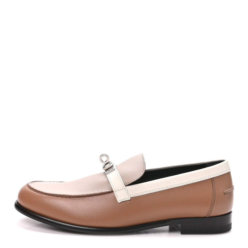 Calfskin Womens Destin Loafers 38.5 Rose Perle