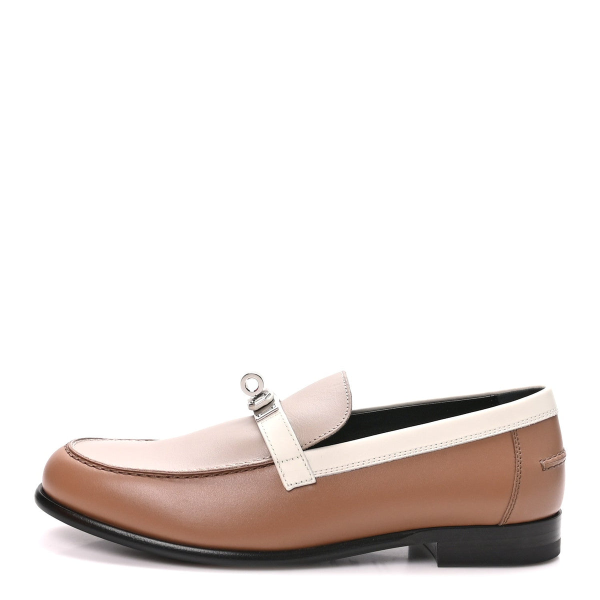 Calfskin Womens Destin Loafers 38.5 Rose Perle