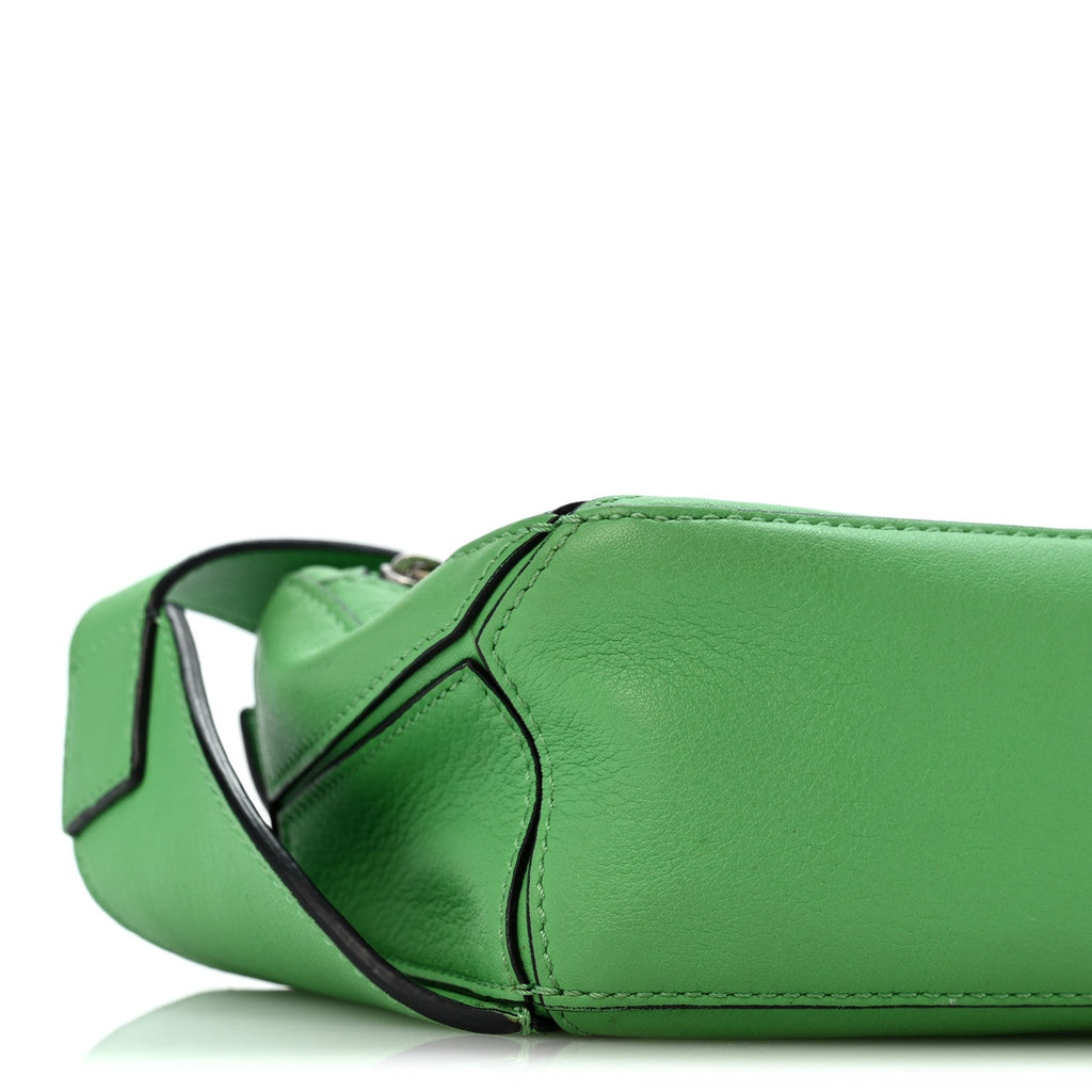 Calfskin Mini Puzzle Bumbag Clover Green