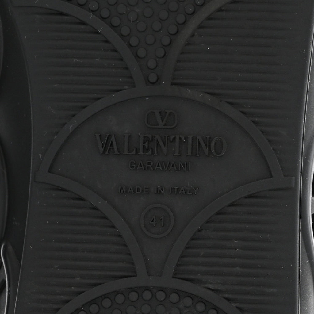 Scalloped Rubber VLogo Ondette Ballerina Flats 41 Black