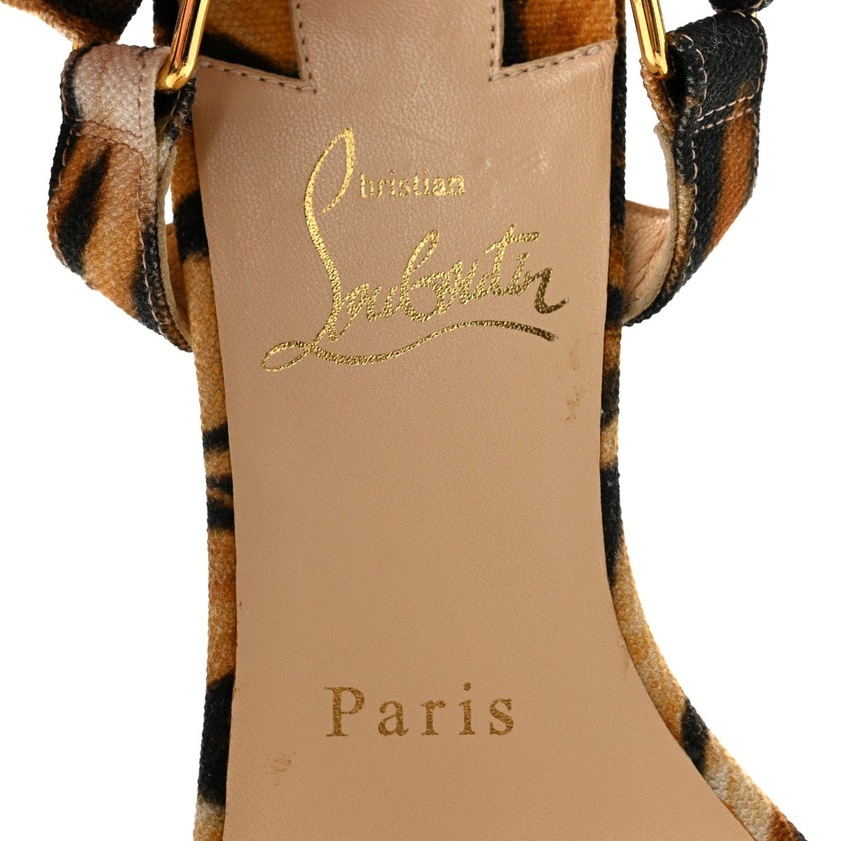 Toile Canvas Bengal Pyraclou 110 Wedge Sandals 36 Multicolor