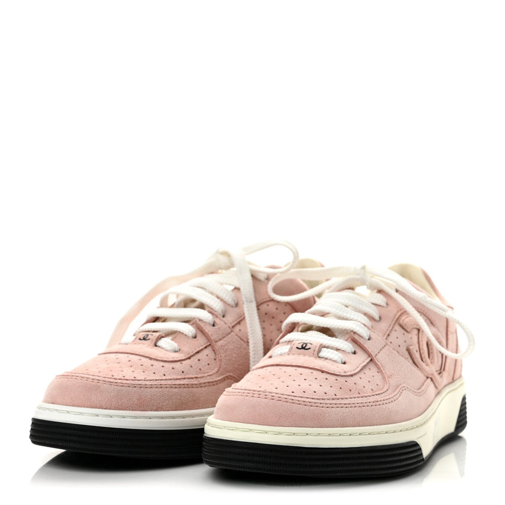Suede Womens CC Sneakers 38.5 Light Pink