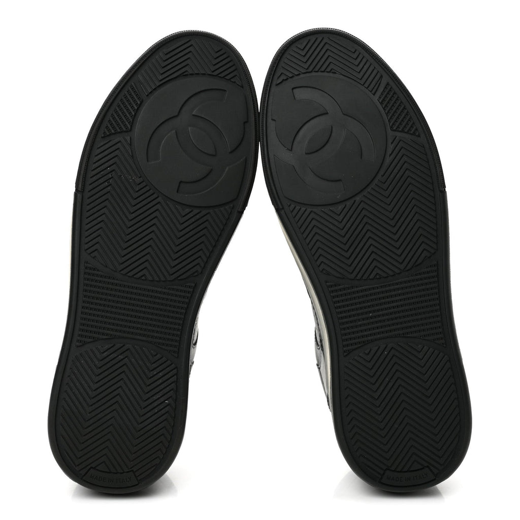 Calfskin CC Womens Sneakers 36.5 Black