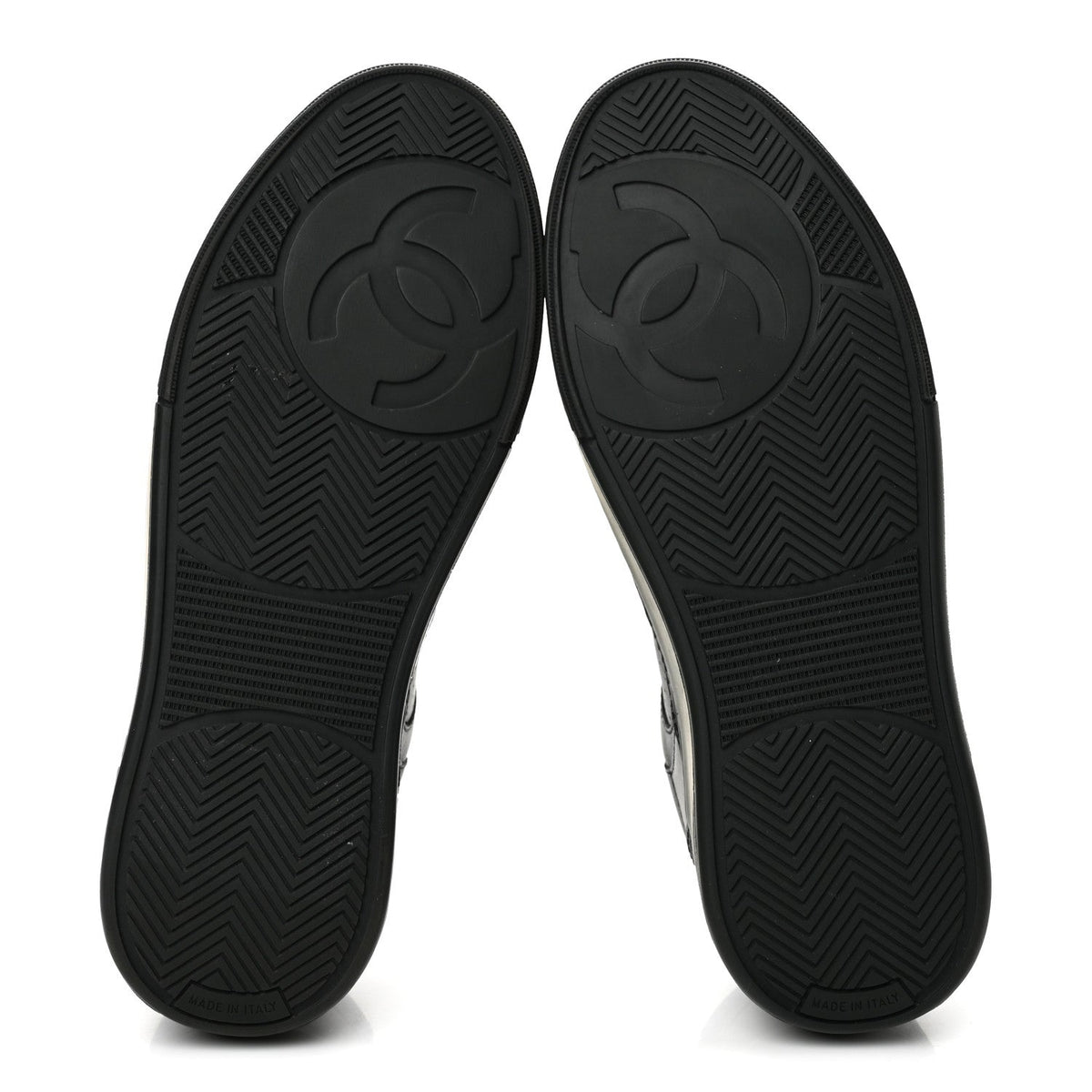 Calfskin CC Womens Sneakers 36.5 Black