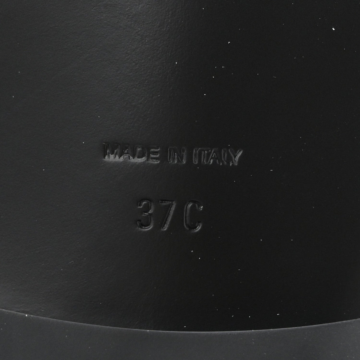 Glazed Calfskin CC Slingback Flats 37 Black