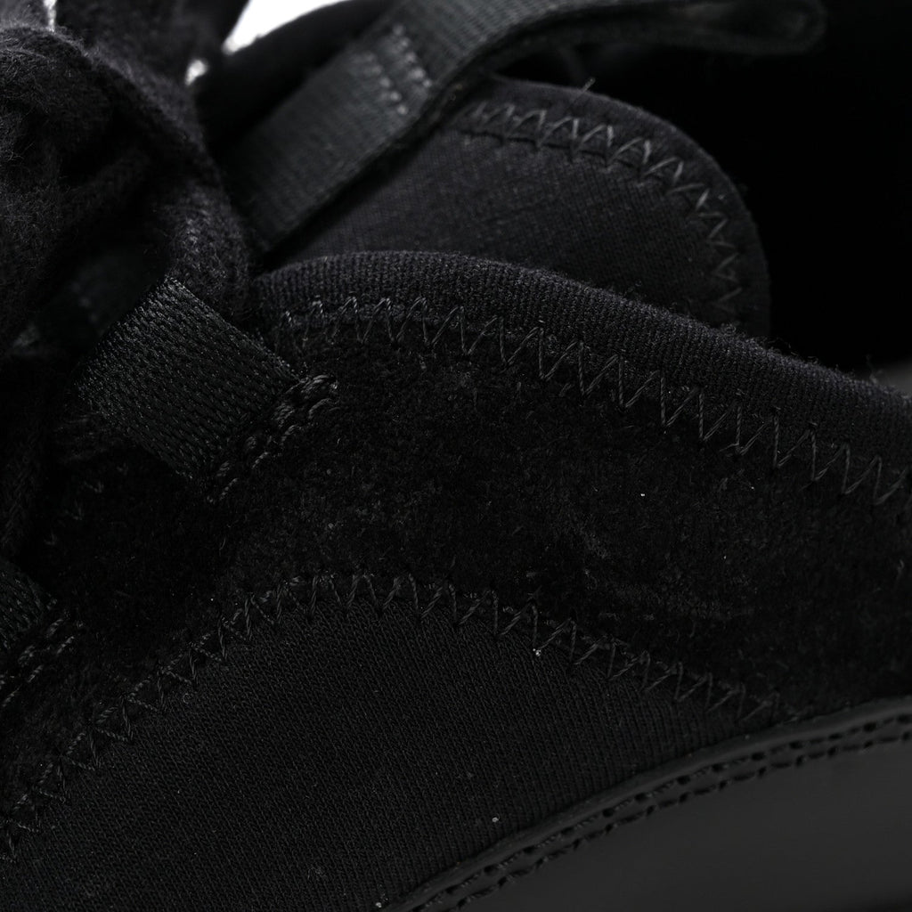Velvet Calfskin Mixed Fibers CC Sneakers 41.5 Black