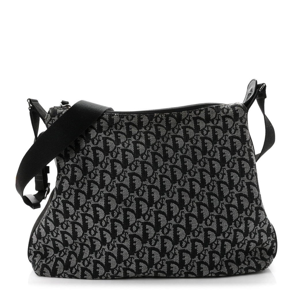 Monogram Messenger Beige Black