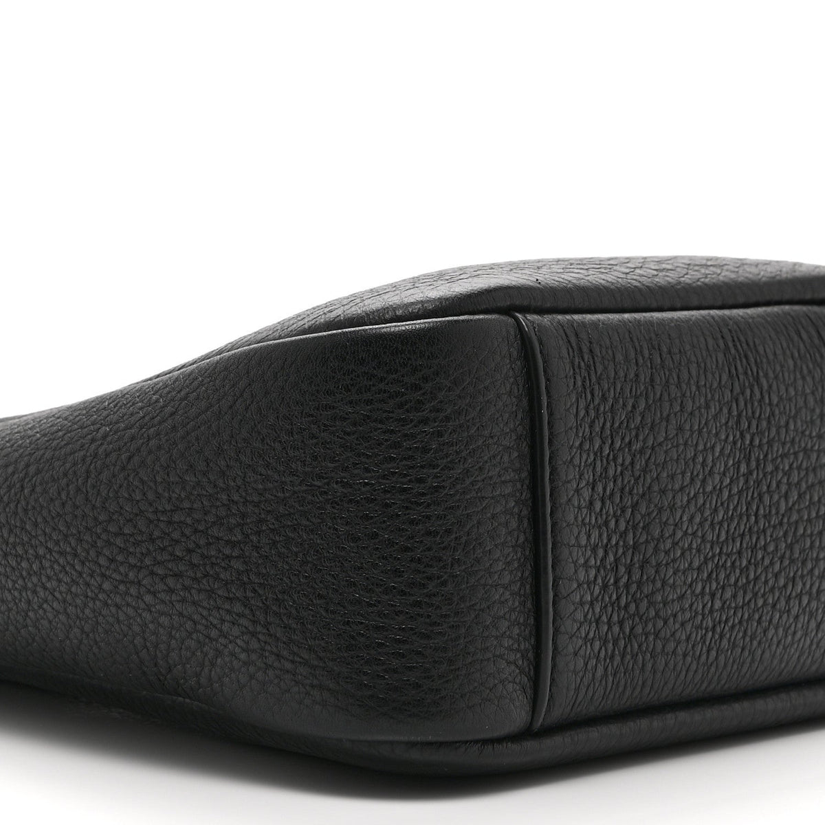 Grained Calfskin Baby Le 5 A 7 Supple Hobo Black