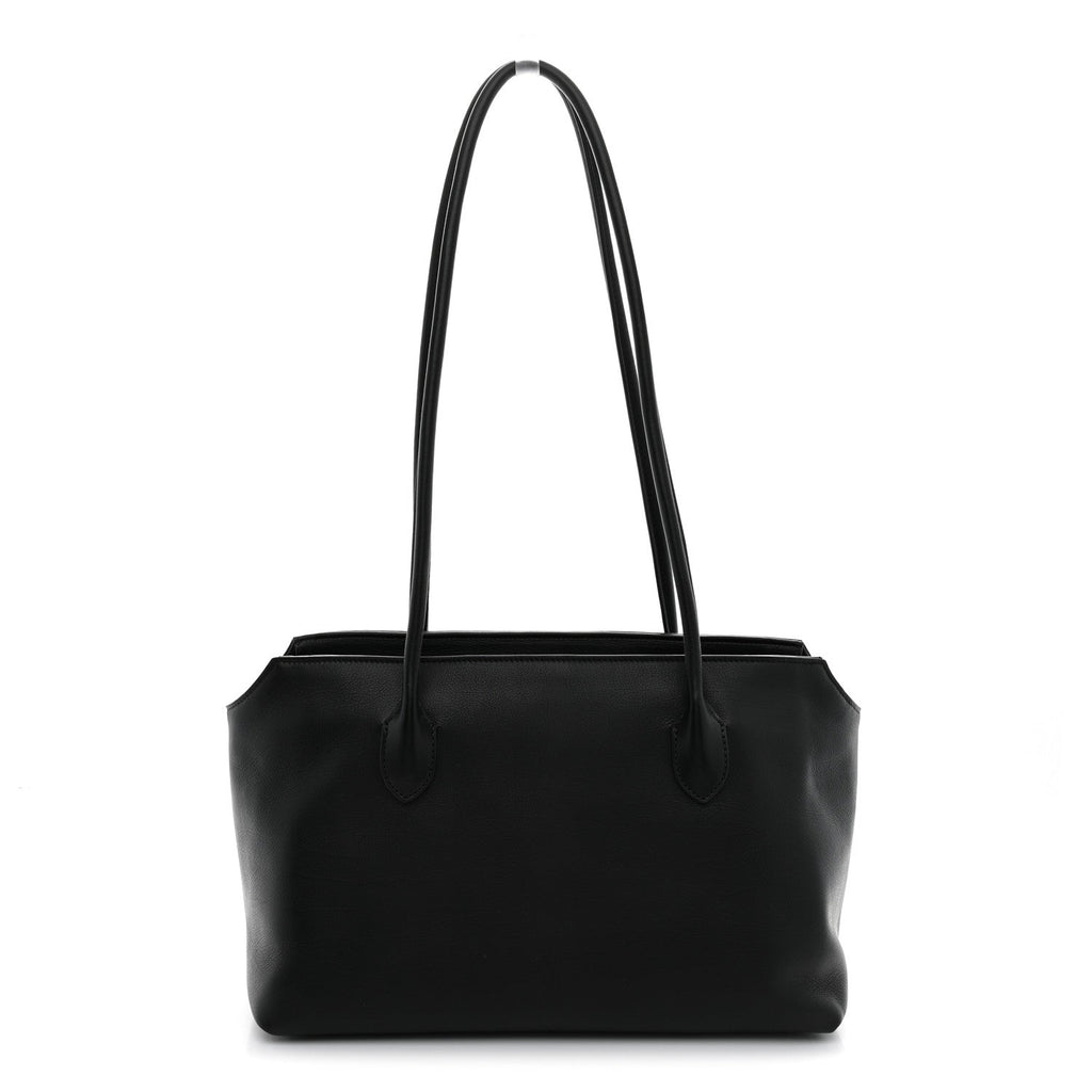 Grained Calfskin Terrasse Bag Black