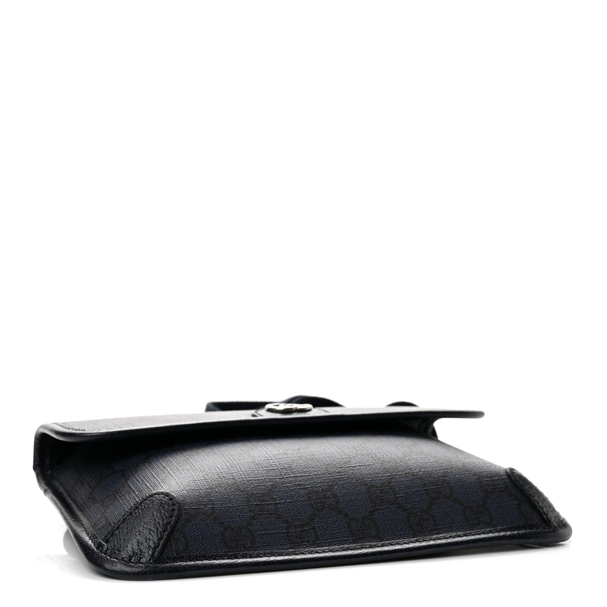 GG Supreme Monogram Small Ophidia Belt Bag Navy Black