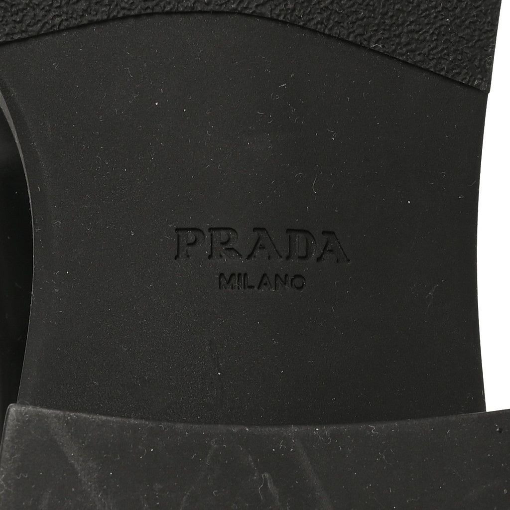 Spazzolato Metal Triangle Logo 50mm Loafers 40 Black