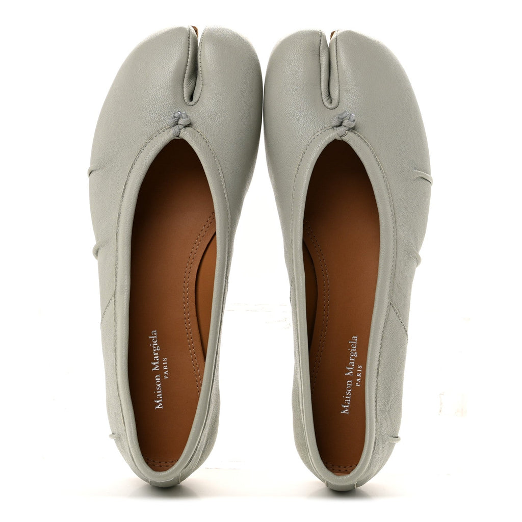 Nappa Tabi Ballet Flats 36 Alabaster