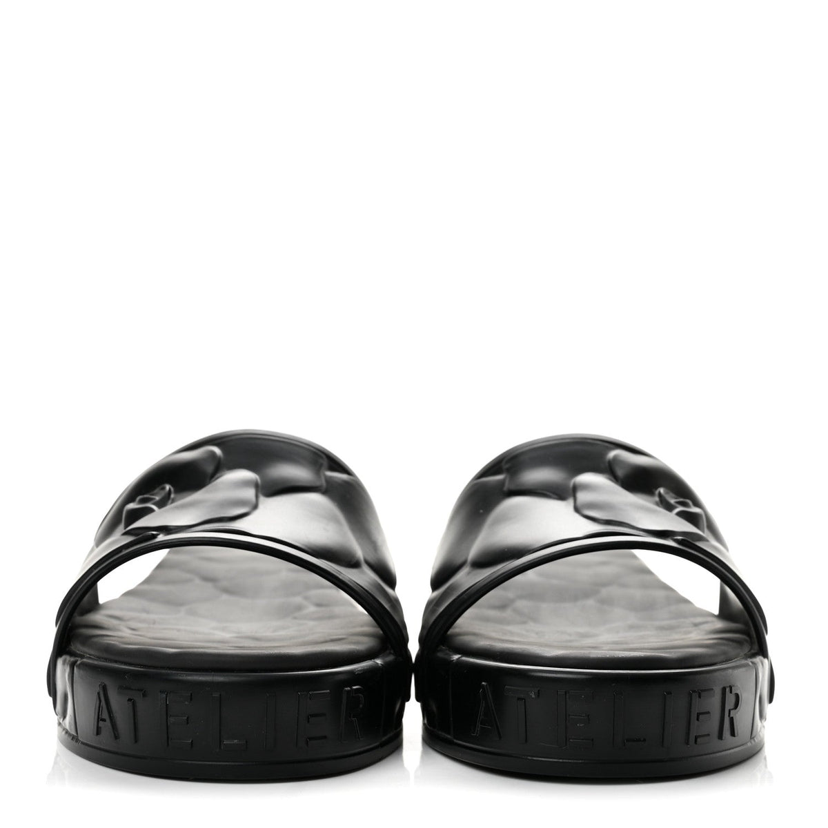 Rubber Atelier 03 Rose Edition 25/40mm Platform Slide Sandals 38 Black