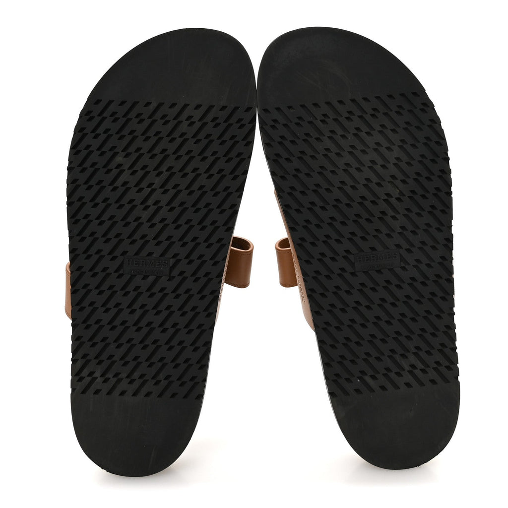 Calfskin Womens Chypre Sandals 40 Naturel
