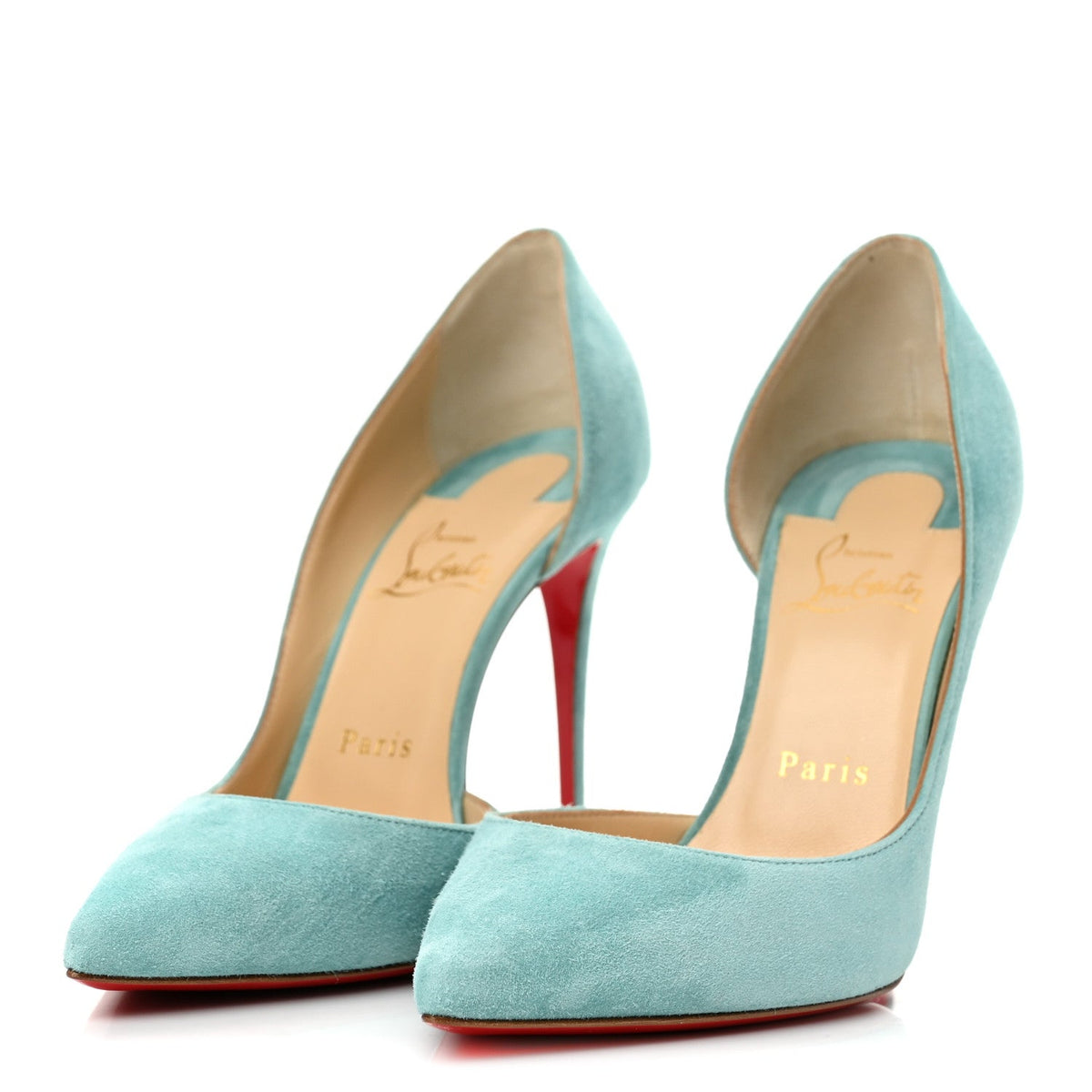 Suede Iriza 100 Pumps 37.5 Turquoise