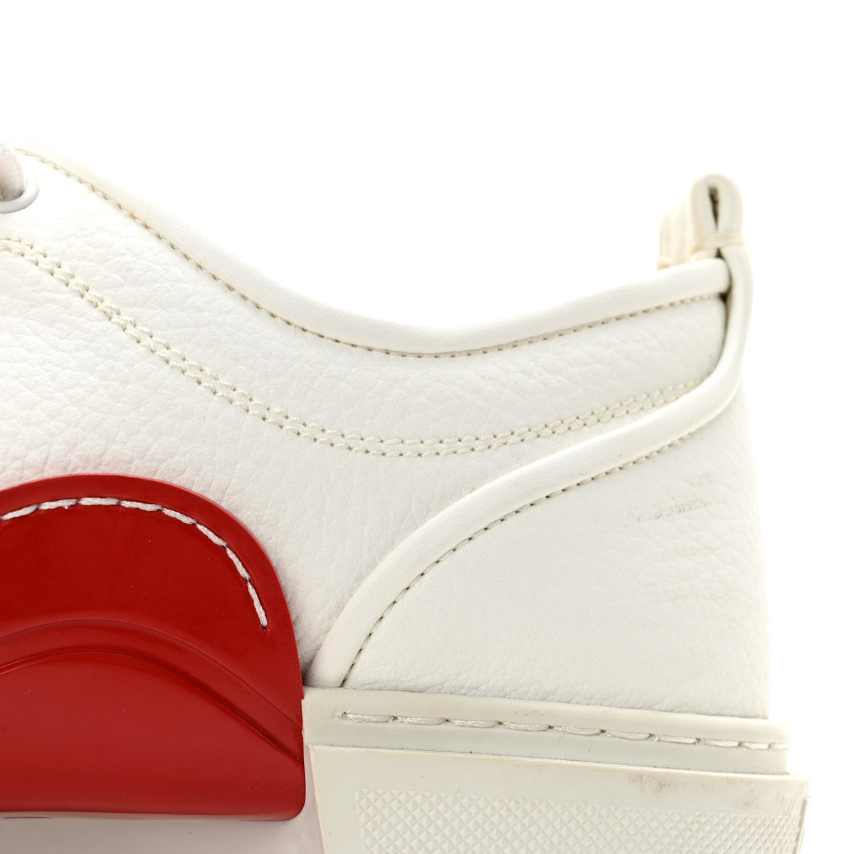 Calfskin Adolon Junior Low Top Sneaker 39 White