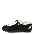 Velvet Calfskin Mixed Fibers Low Top CC Sneakers 37 Black