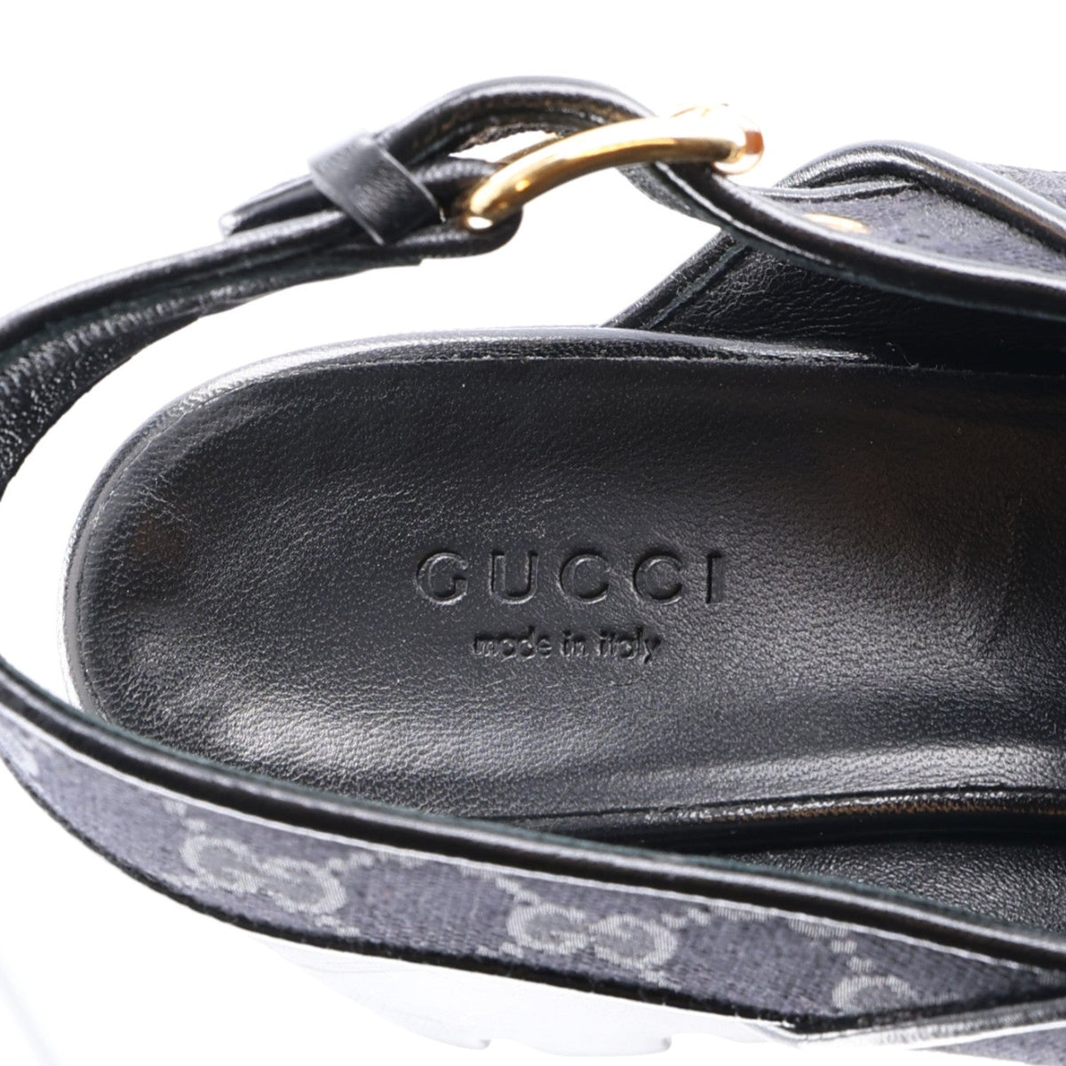 Monogram Granada Kid Trip 40/72mm Lug Sole Sandals 38 Black