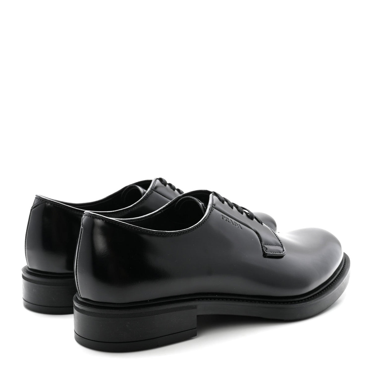 Spazzolato Mens Derby Loafers 7.5 Black