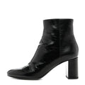 Calfskin Loulou 70 Uniform Ankle Boots 36 Black