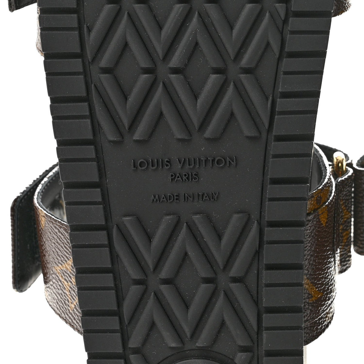 Monogram Bom Dia Mule Sandals 38.5 Black