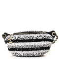Sequin Coco Cuba Waist Bag Fanny Pack Black White