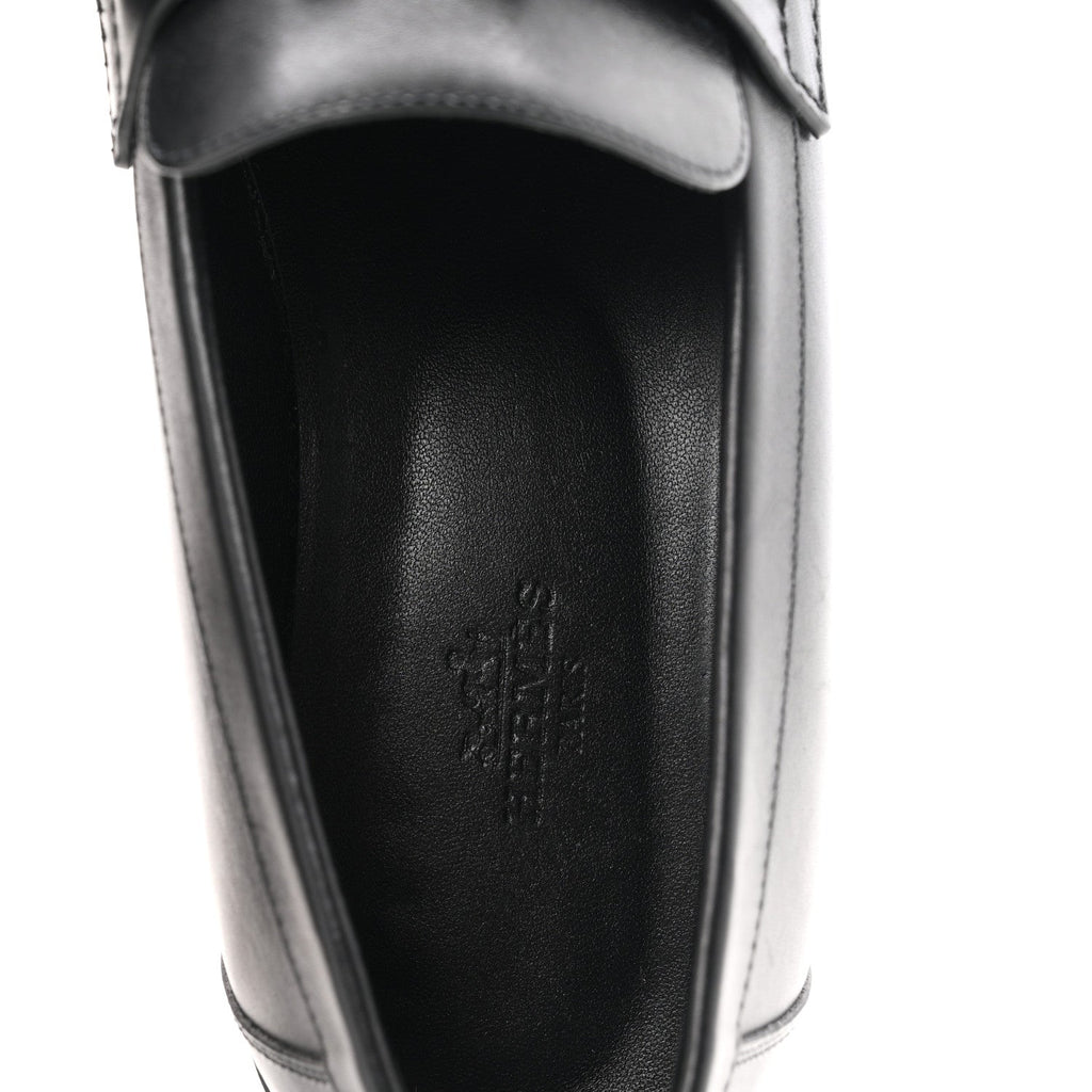 Calfskin Womens Faubourg Loafers 40 Black