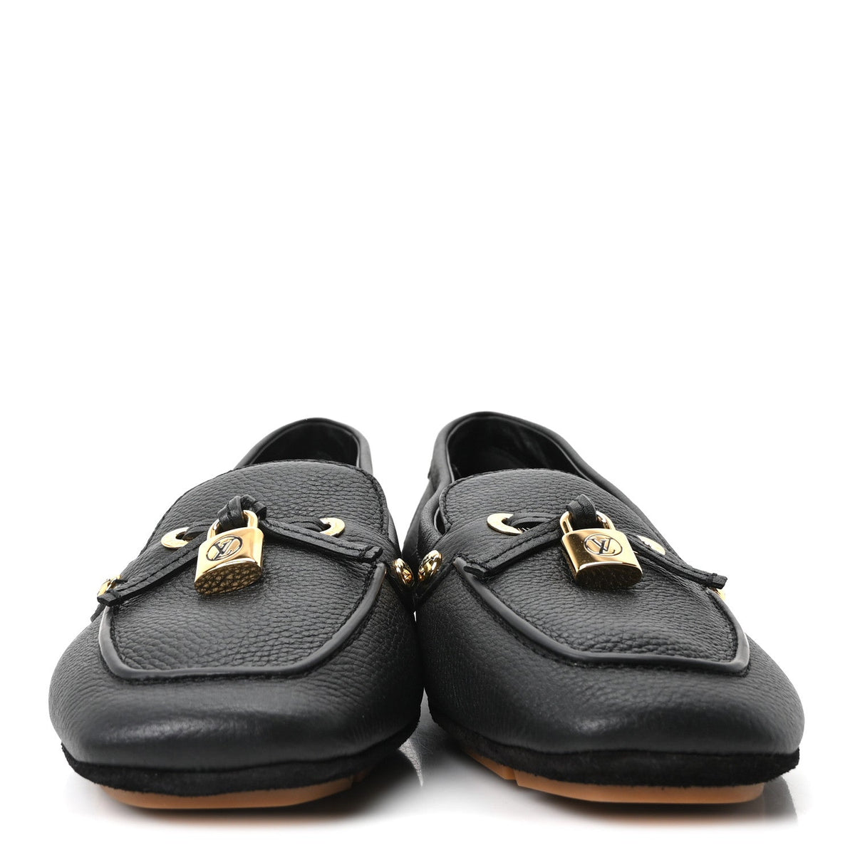Grained Calfskin Flore Card Shoe 40 Black
