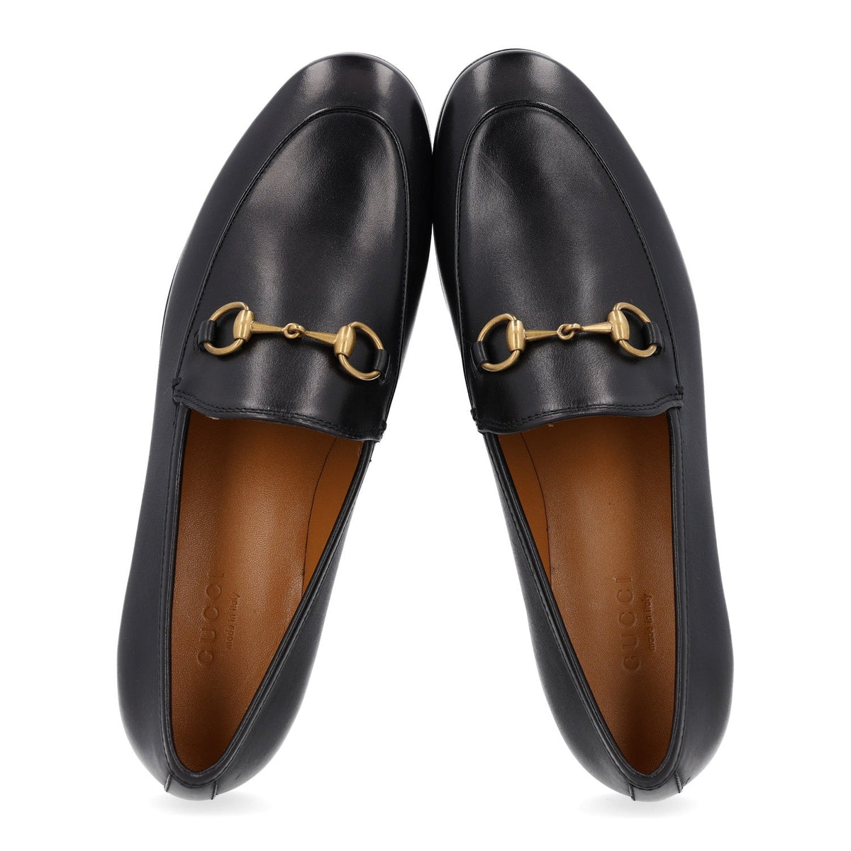 Calfskin Womens Jordaan Loafers 35.5 Black