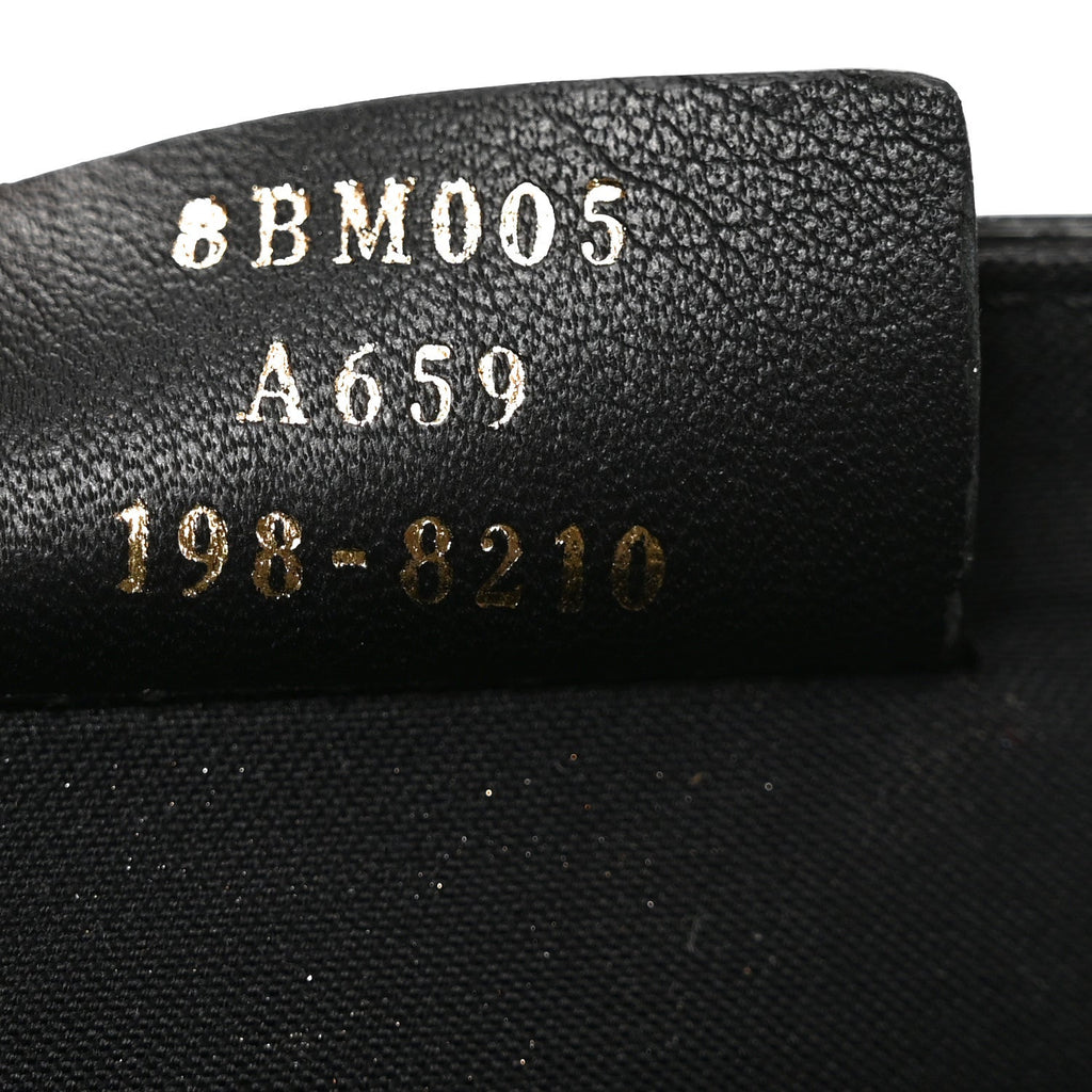 Vitello Liberty F is Fendi Bi-Color FF 1974 Embossed Envelope Belt Bag Maya Black