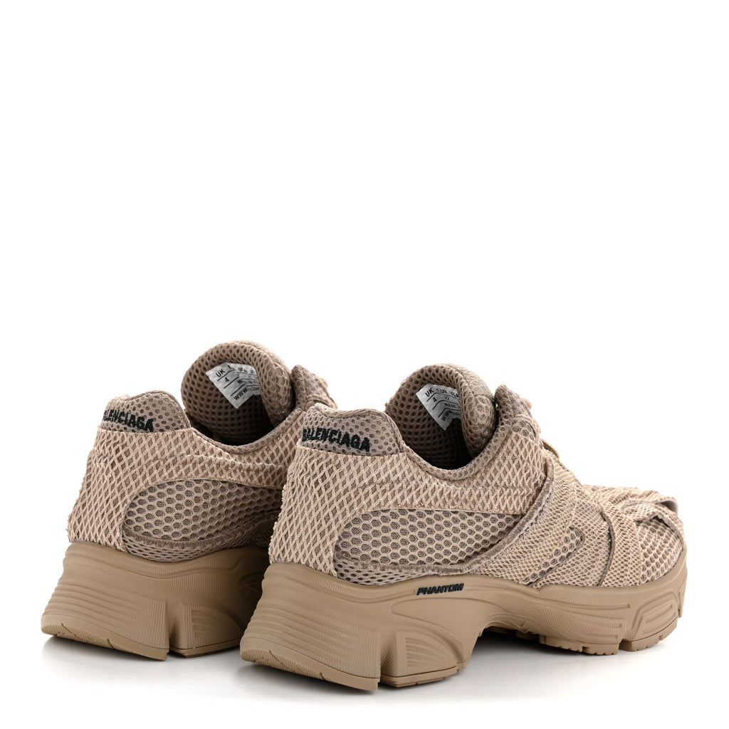 Fabric Mesh Womens Phantom Sneakers 37 Dark Beige